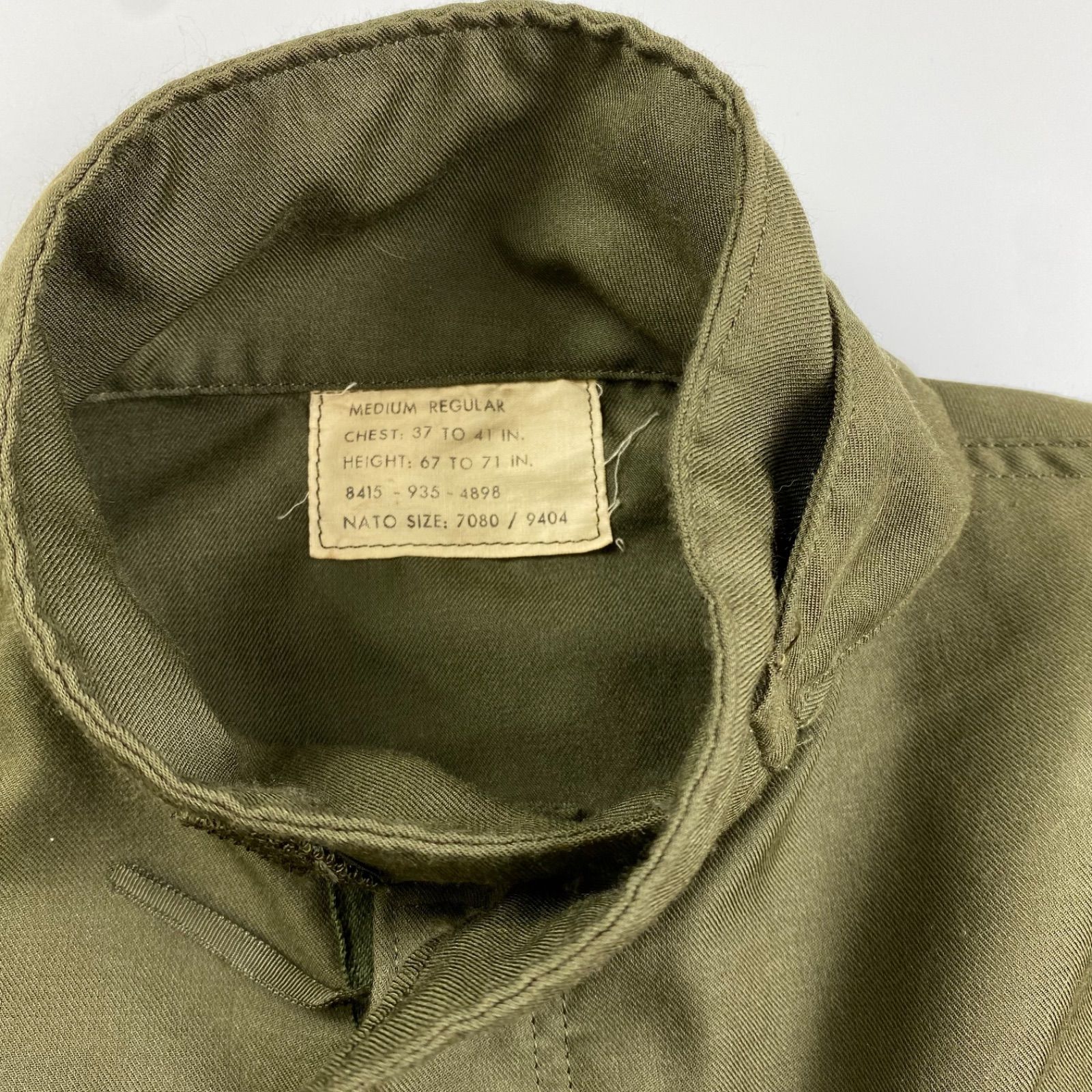 71年製】 US ARMY ベトナム戦争 ヘリクルージャケット SIZE:MEDIUM 