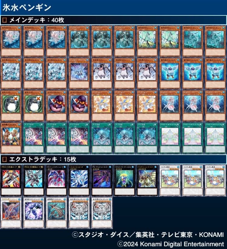 氷水 ペンギン デッキ 遊戯王 Icejade Penguin deck miショップ - メルカリ