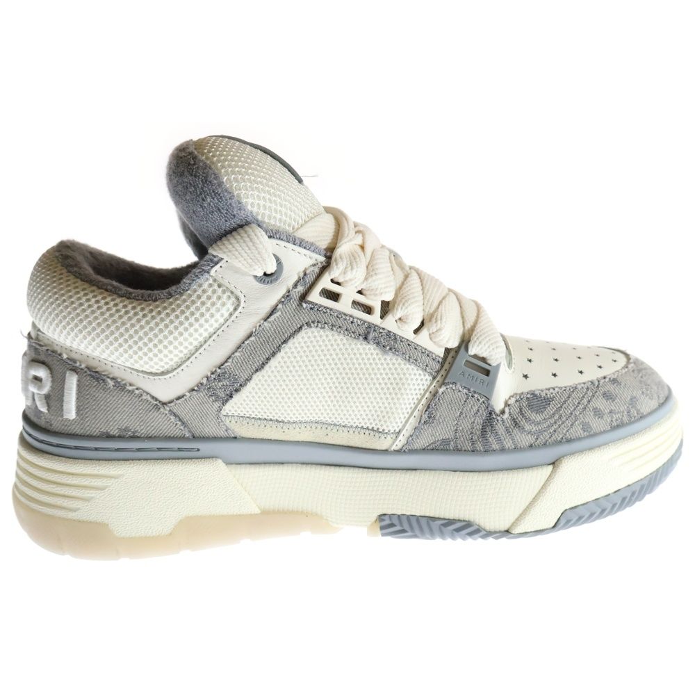 AMIRI MA ロゴ ペイズリー デニム スニーカー アミリ sneakers ☆AMIRI☆ MA コート ハイカット スニーカー ☆送関込み (AMIRI