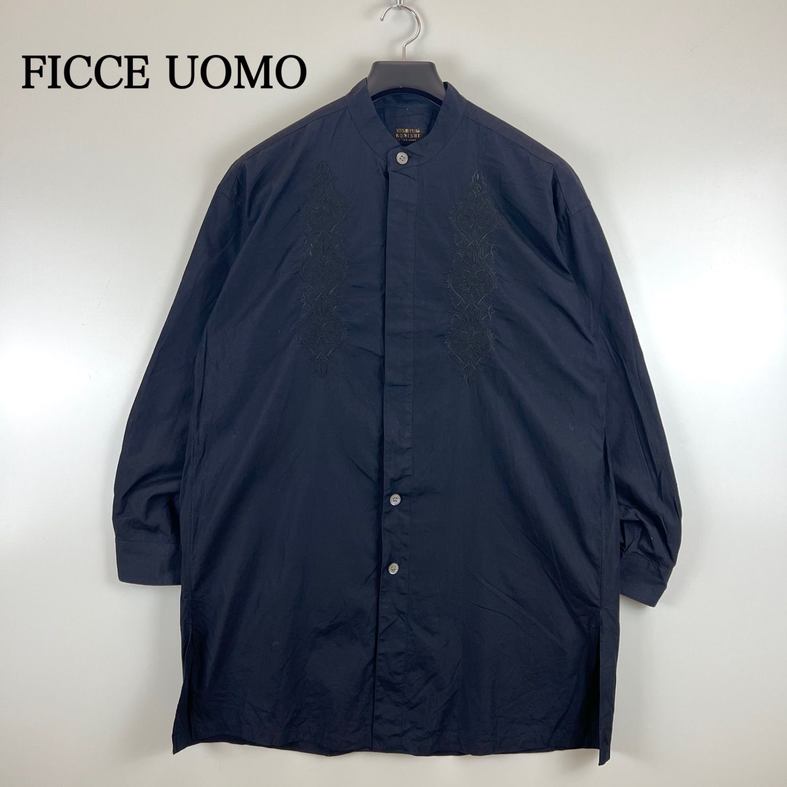 FICCE UOMO 00s YOSHIYUKI KONISHI stand collar long shirts