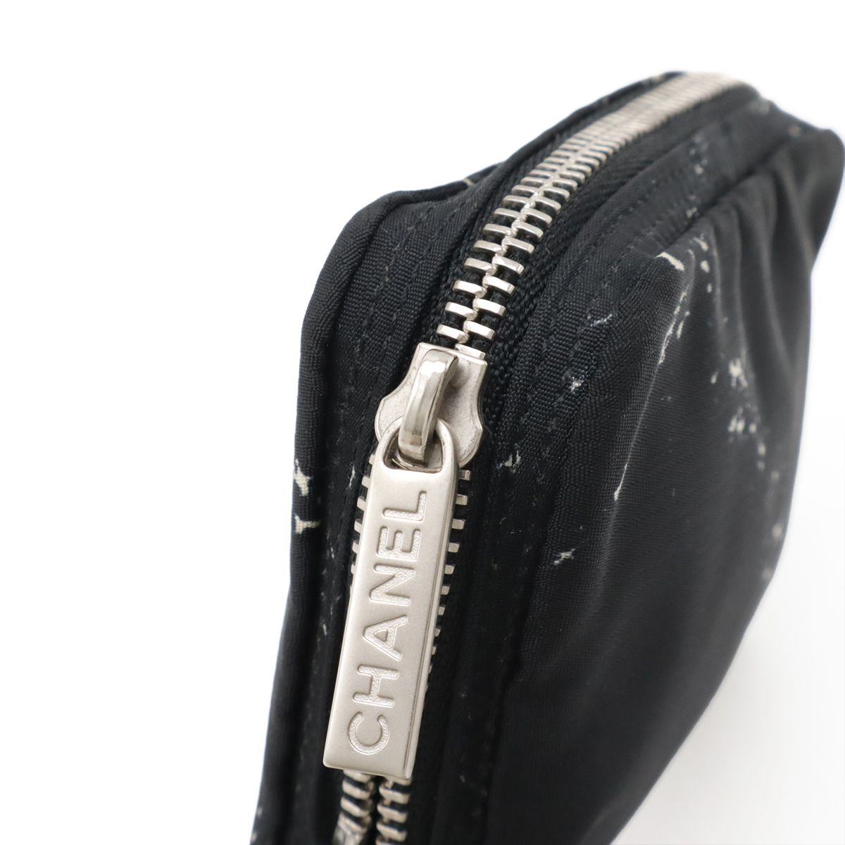 CHANEL シャネル 旧トラベルライン ラウンドファスナー コイン