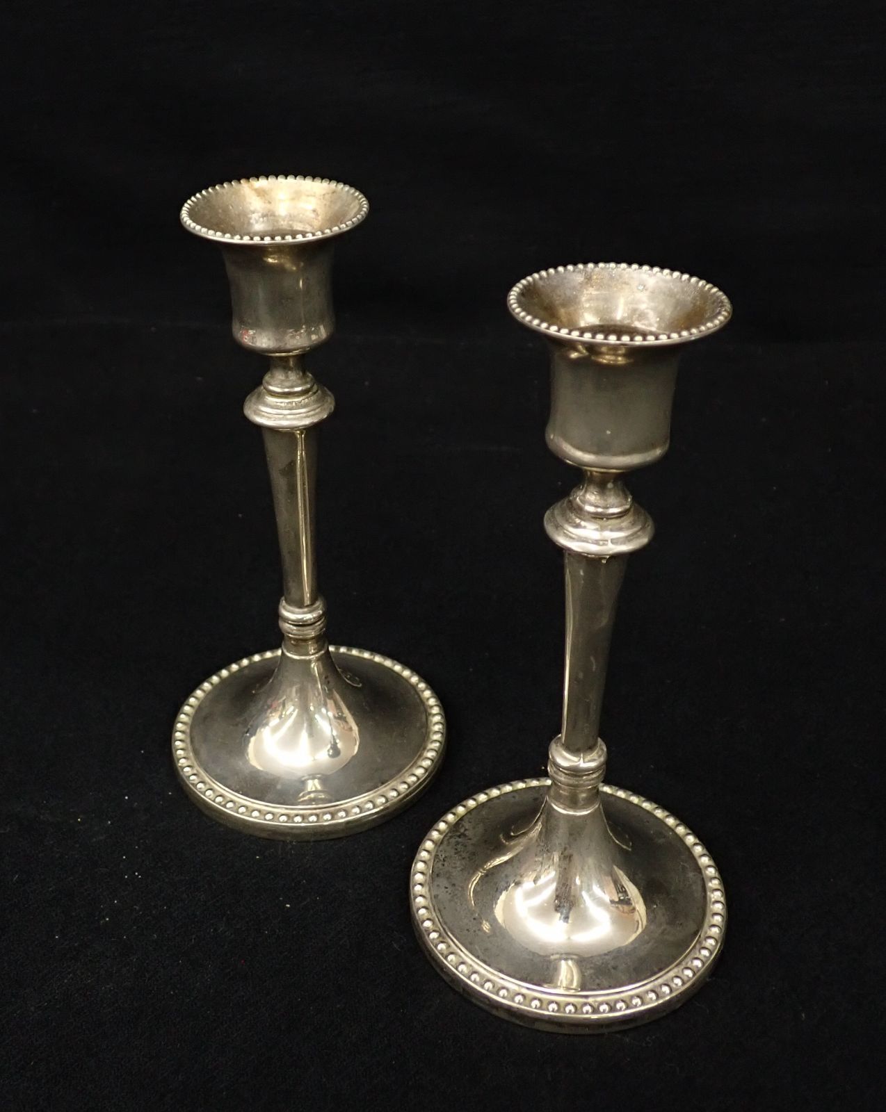 ◇雑貨32 フランス製 アンティーク キャンドルスタンド 2点