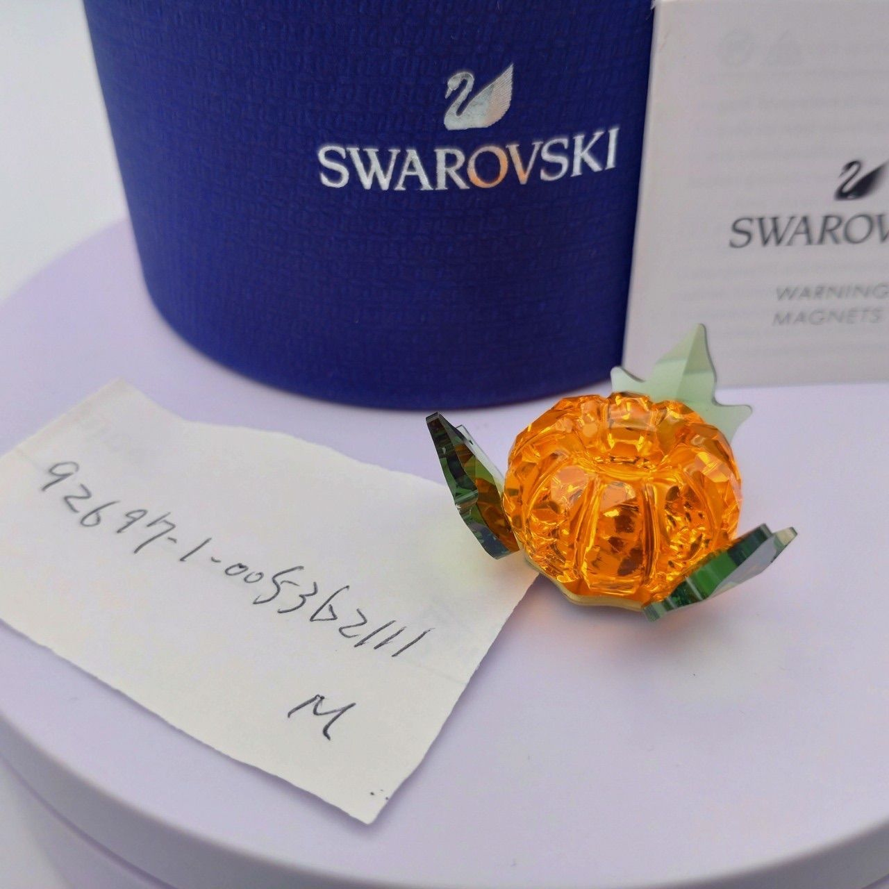 SWAROVSKI スワロフスキー パンプキン マグネット デコレーション 