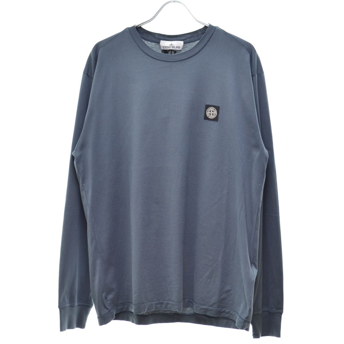 XL【STONEISLAND】23AW 791522713 V0062 LOGO PATCH LONG SLEEVE T ...