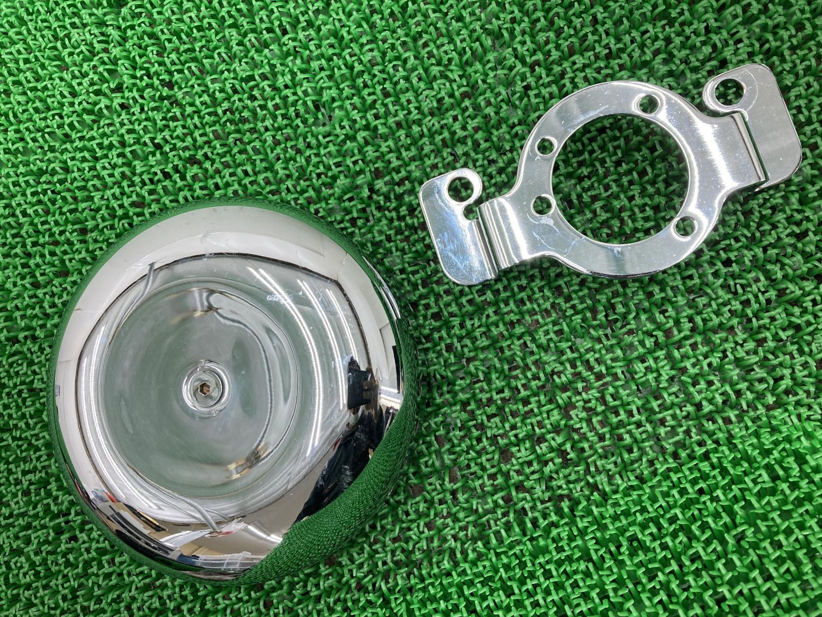 ハーレースポーツスター エアクリーナーボックス 社外 中古 バイク 部品 88年～06年 ステー 割れ欠け無し 品薄 希少品