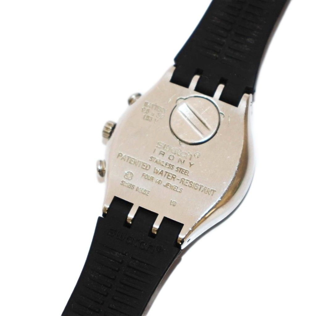 SWATCH IRONY スウォッチ 腕時計 クロノグラフ シルバー メンズ Swatch （スウォッチ） IRONY クロノグラフ | 新宿・新大塚の