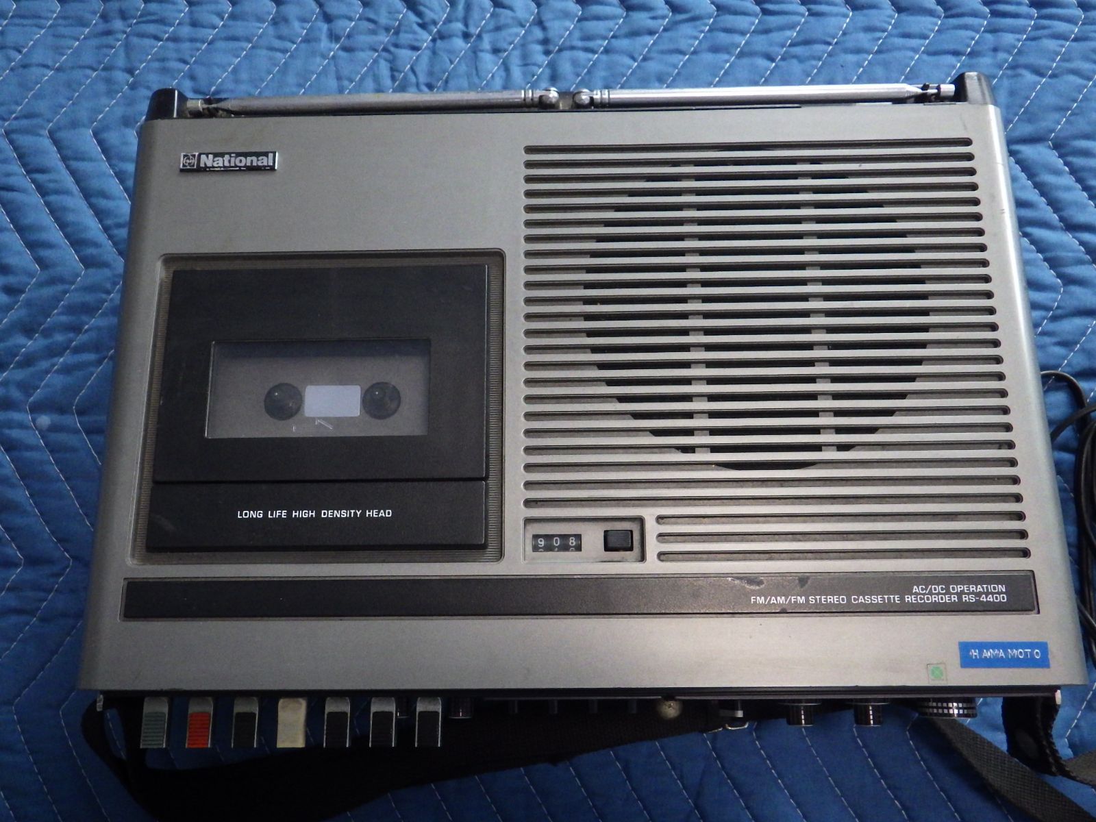 ナショナル ラジカセ 昭和 レトロ ビンテージ品(1975年発売)【RS