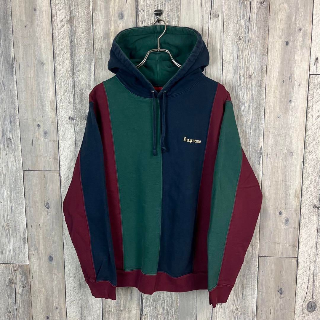 supreme シュプリーム 18AW トリコカラー スウェット パーカー M