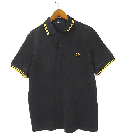 フレッドペリー FRED PERRY ポロシャツ ロゴ 刺繍 コットン