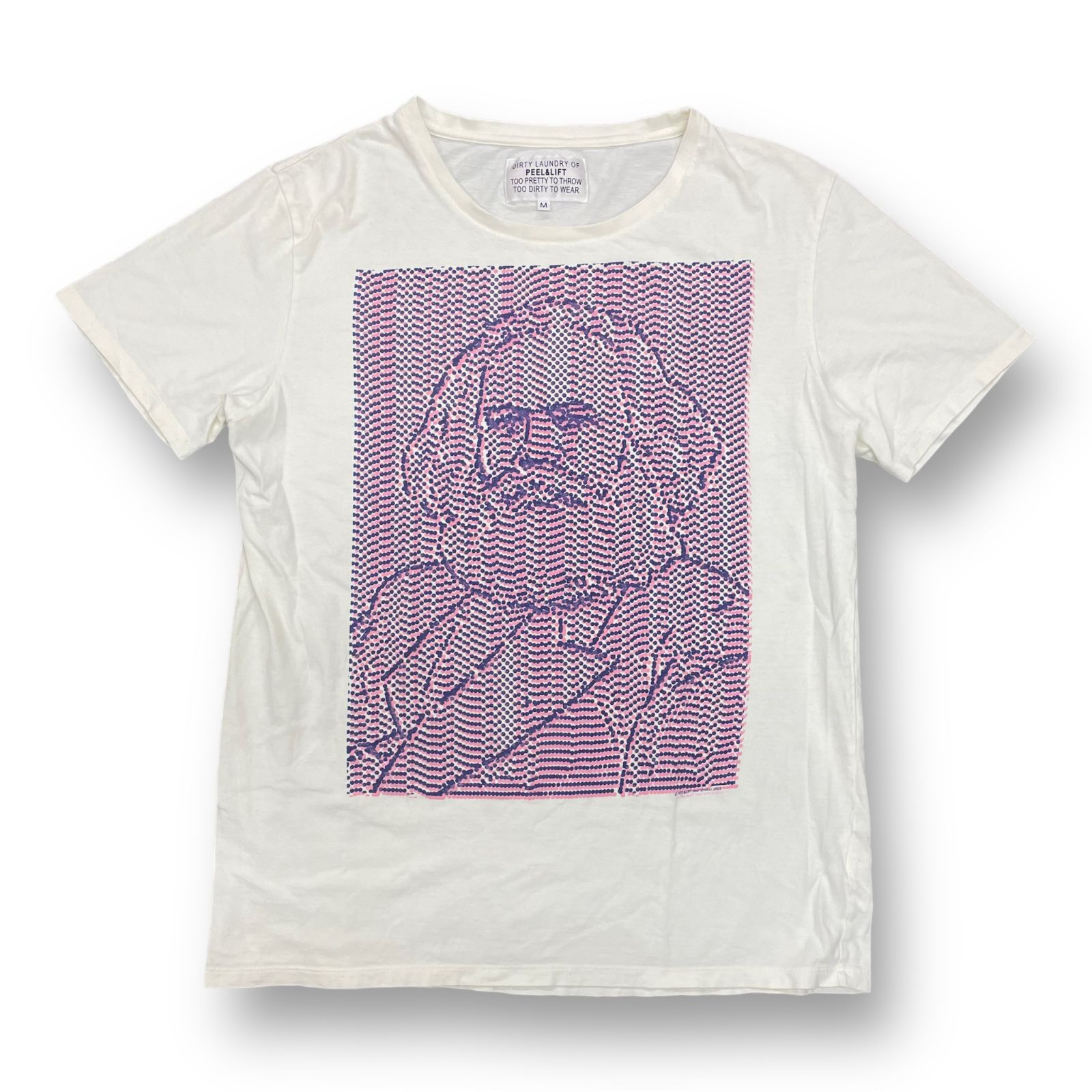 PEEL&LIFT ホワイトシャツ グラフィックプリント PEEL&LIFT ホワイトシャツ グラフィックプリント PEEL&LIFT