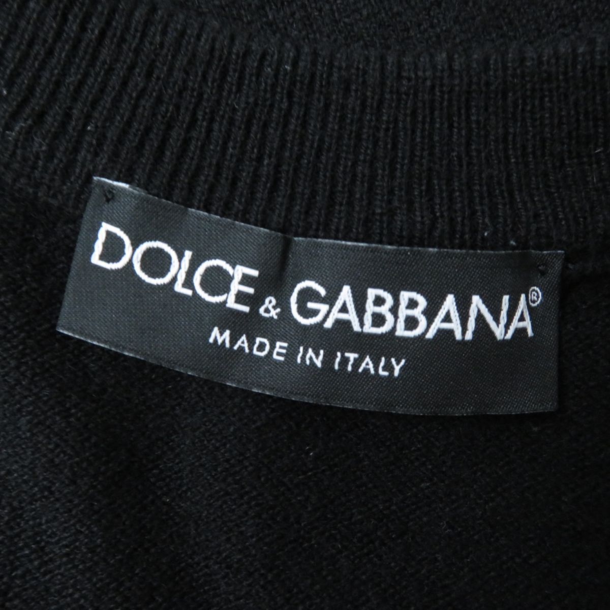 極美品☆正規品 DOLCE＆GABBANA ドルチェ＆ガッバーナ DGボタン付