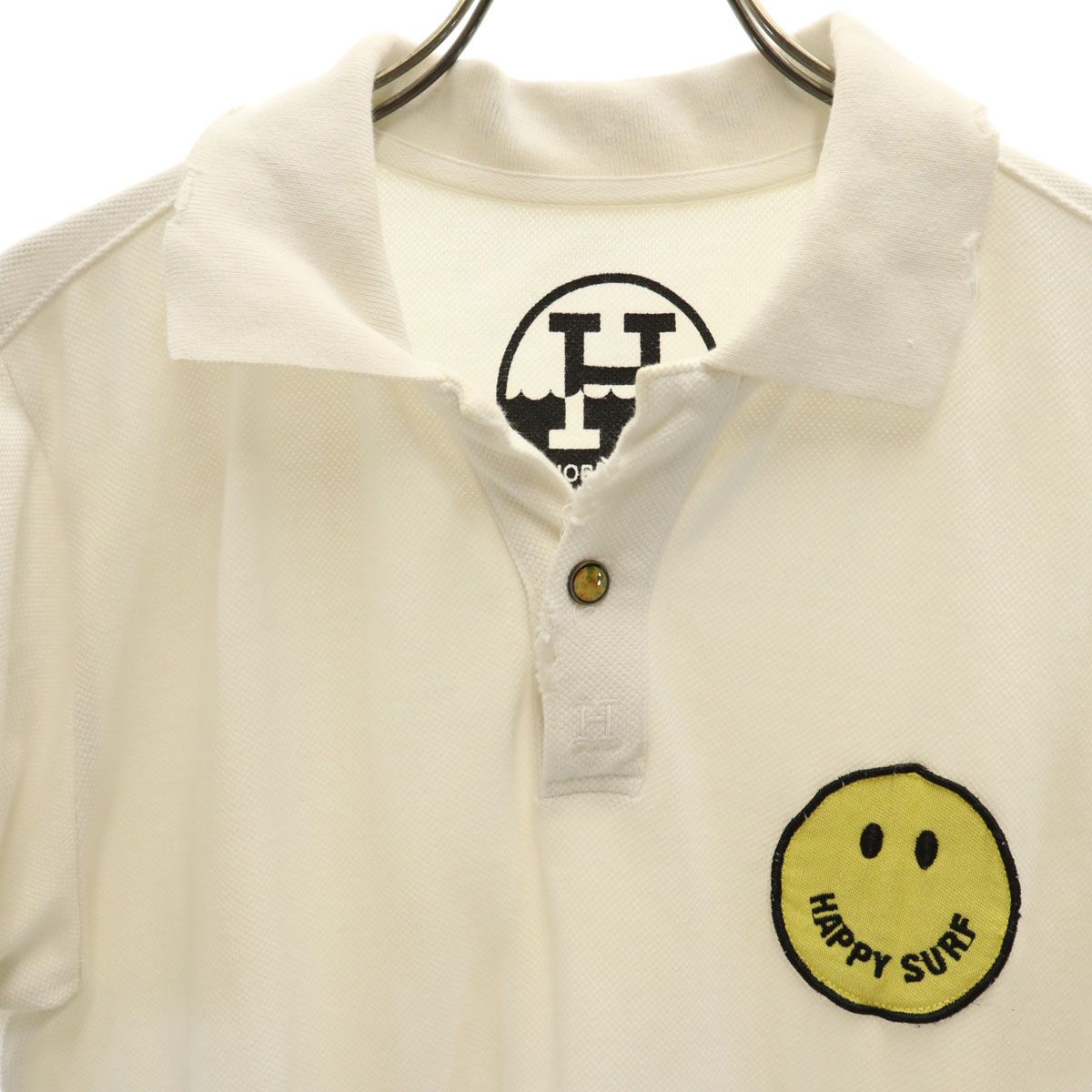 HORN GARMENT - 匿名発送　美品　HORN G.M.T ポロシャツウェア　 サイズL ホワイト 新規取り扱いブランド HORN GARMENT オススメアイテム