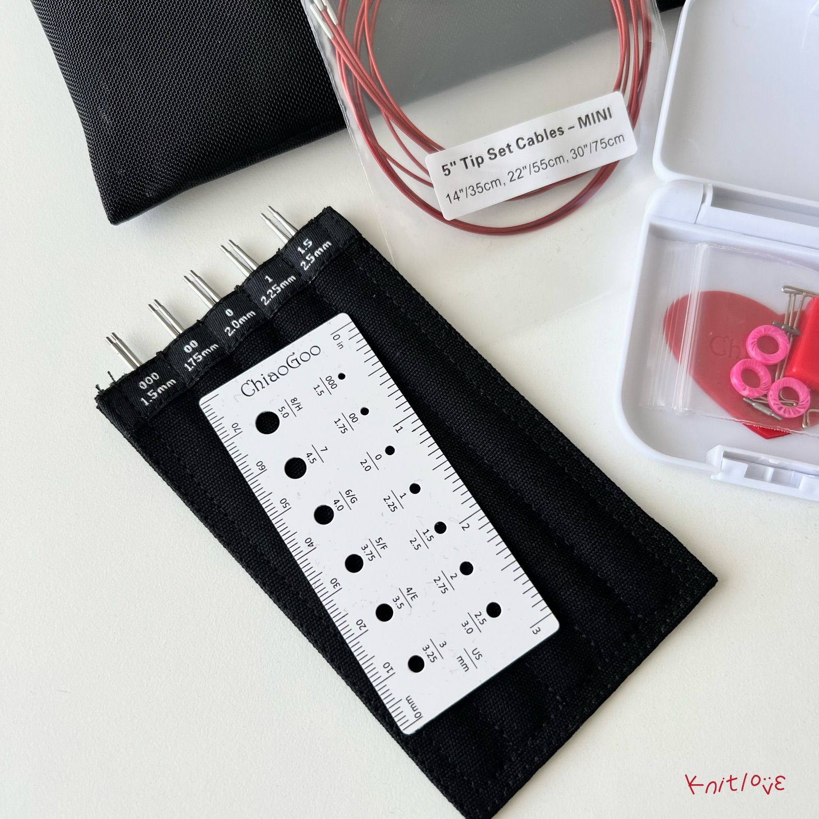 ChiaoGoo チャオグー TWIST MINIS 切替式輪針 5”/13cm ChiaoGoo TWIST Mini チャオグー 切替式輪針 5