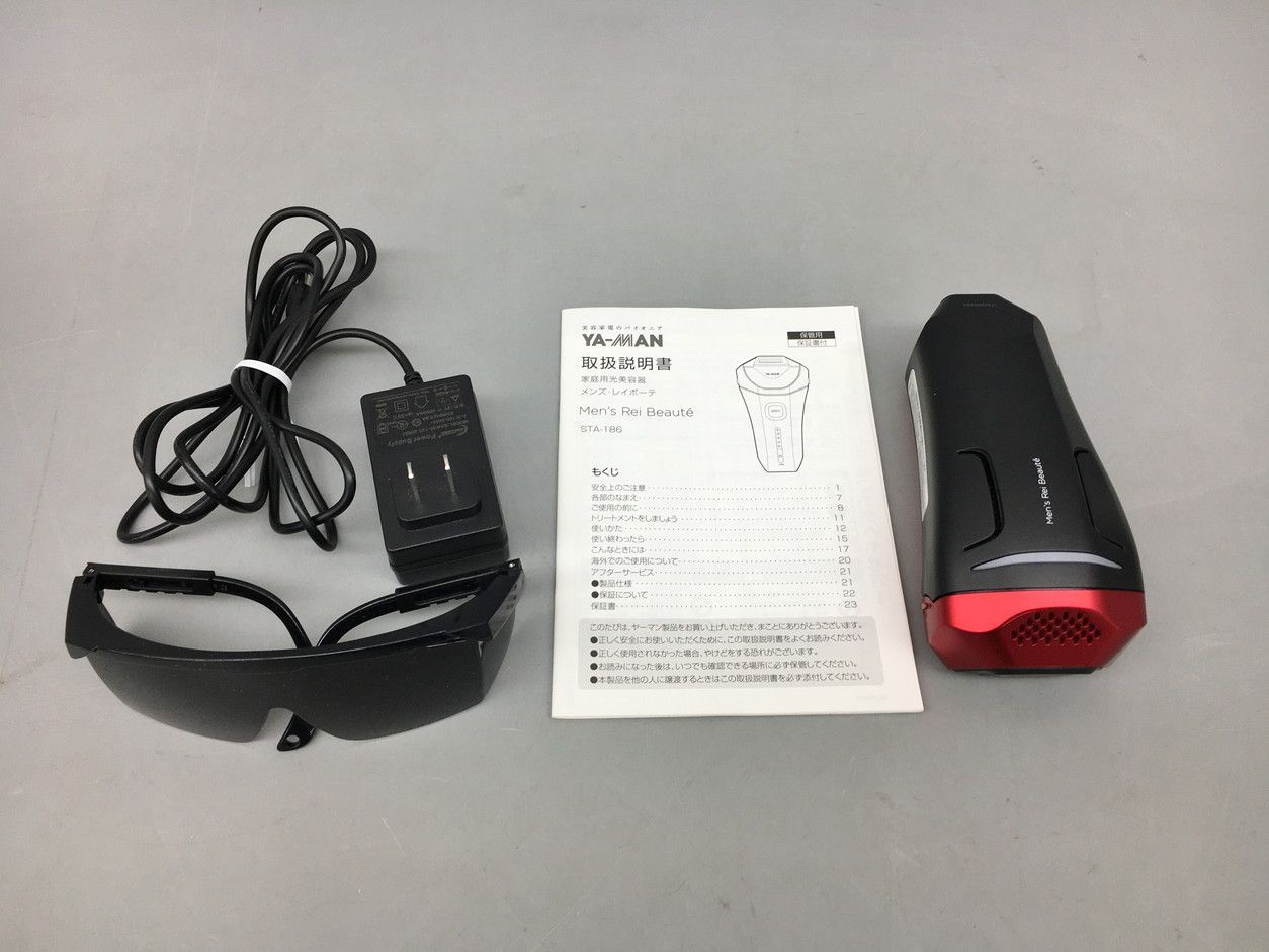 光美容器 メンズ・レイボーテ STA-186-NY-R ヤーマン YA-MAN レッド 光