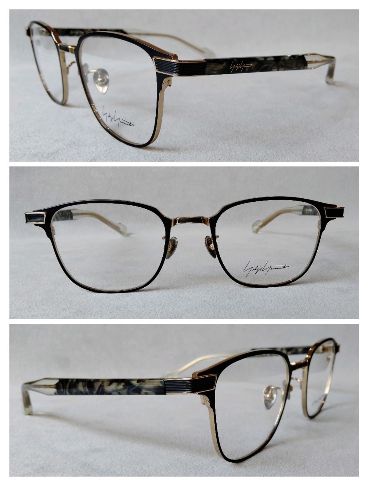 YOHJI YAMAMOTO (ヨウジヤマモト) EYEWEAR19-0073/1.LIGHT GOLD YOHJI YAMAMOTO (ヨウジヤマモト) EYEWEAR19-0073/1.LIGHT GOLD