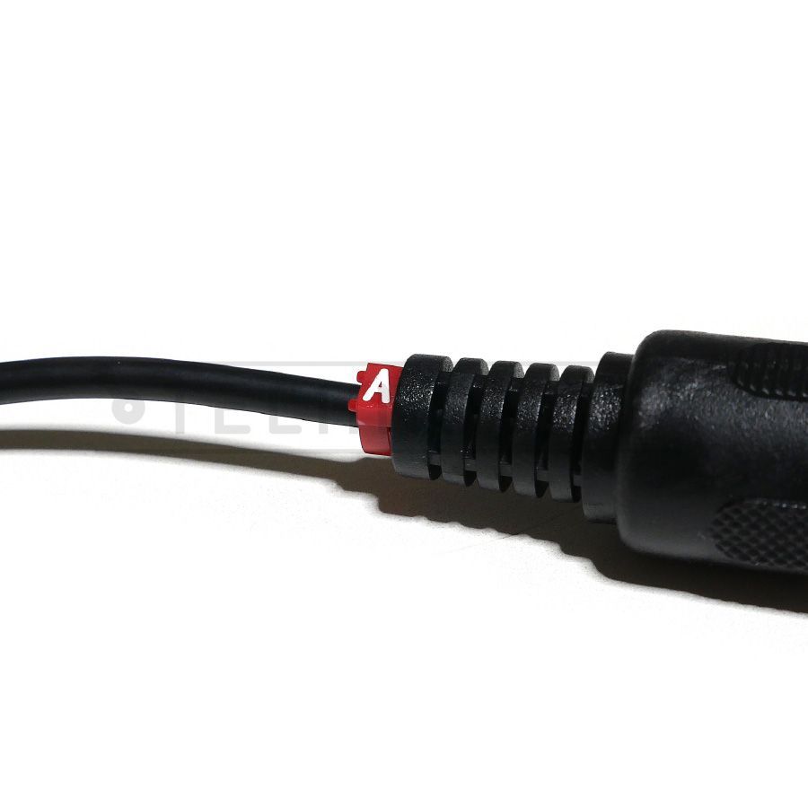 TRS MIDI 変換ケーブル 黒【Type A / B】15cm オス-メス 3.5mmミニ