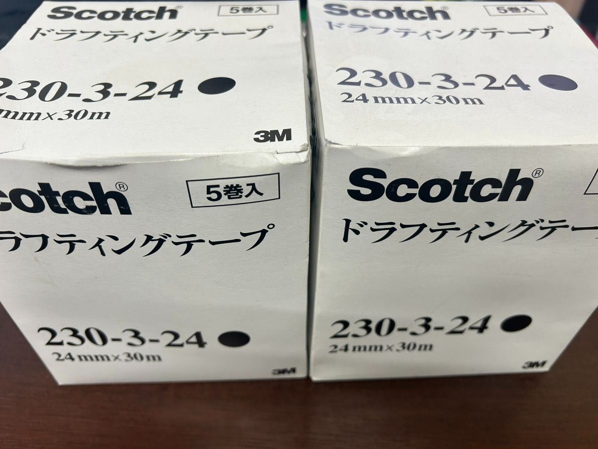 ♥ 3M Scotch マスキングテープ ドラフティングテープ カッター付 24mm×30m 10個セット