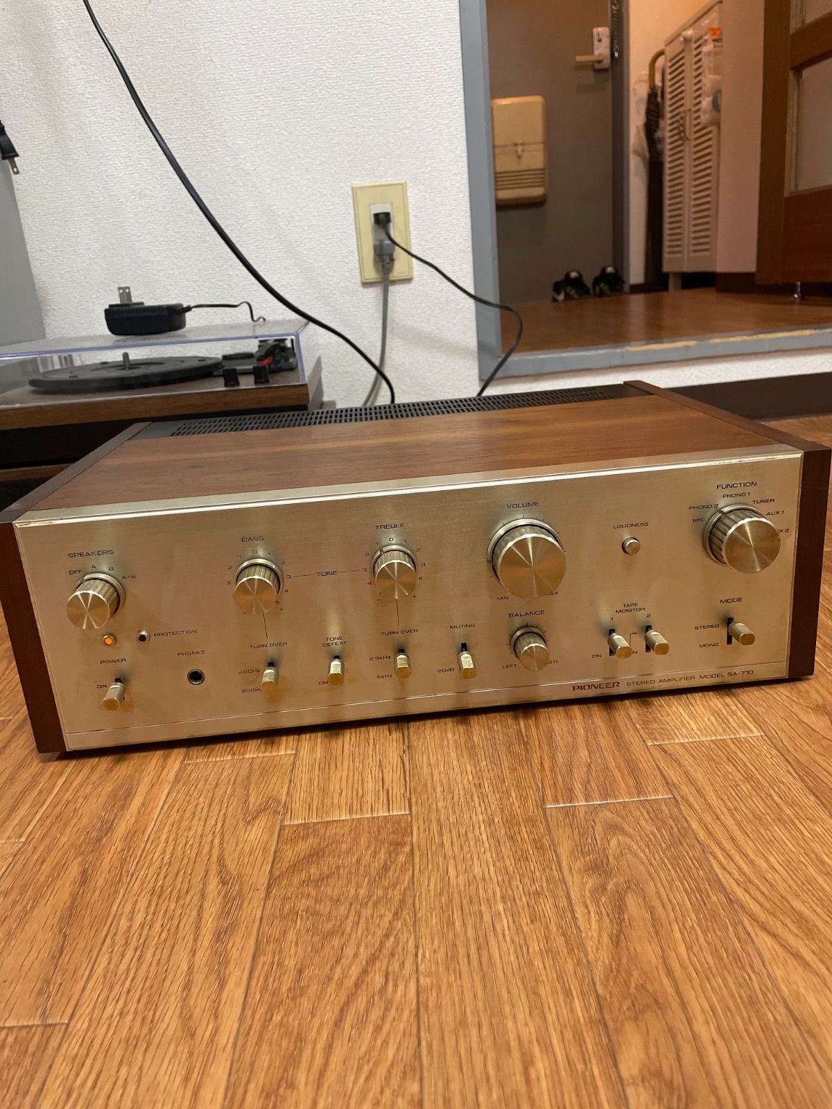 パイオニア プリメインアンプ SA−710 ジャンク扱い - メルカリ