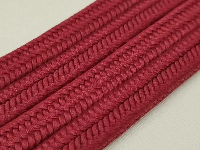 平和屋着物●極上　有職組紐道明　帯締め　冠組　葡萄色　宮内庁御用　国立博物館御用　東京芸術大学御用 　逸品　AABB3731ay 平和屋着物○極上 有職組紐道明 帯締め 冠組 葡萄色 宮内庁御用 国立