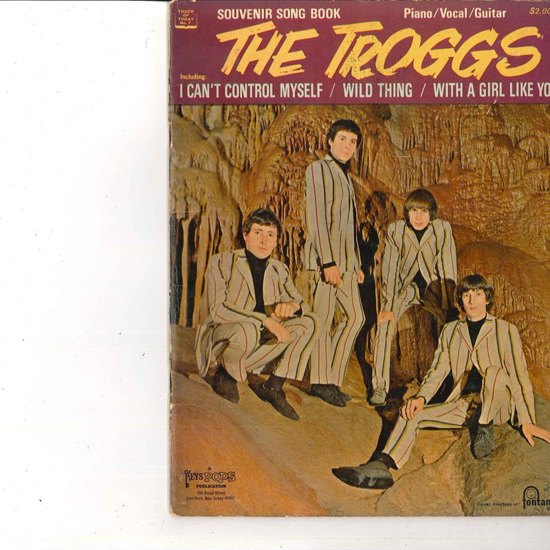 米BOOKS Band Score Souvenir Song Book The Troggs 07452 KEYS POPS /00140