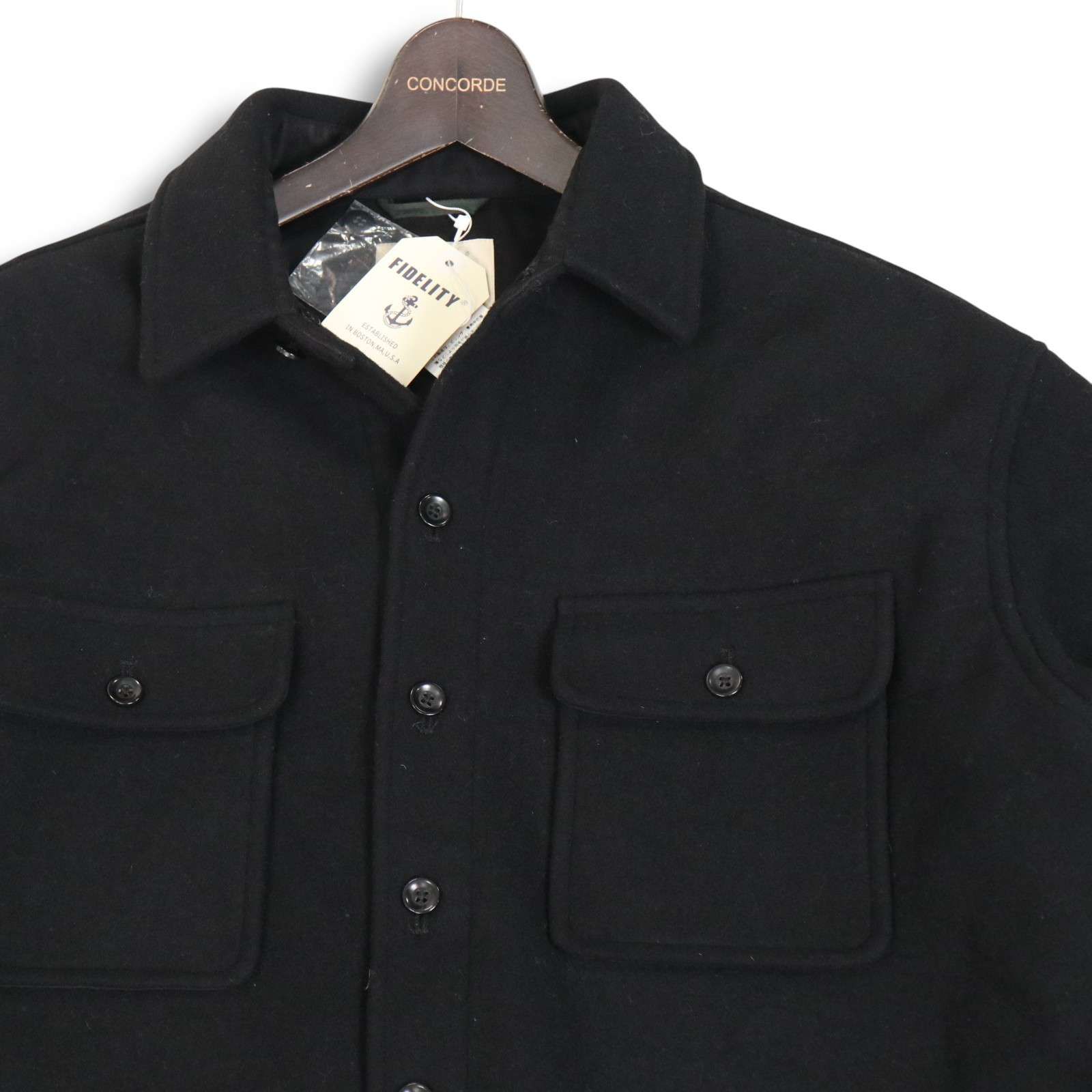 新品 未使用】 FIDELITY フィデリティ 秋冬☆ ウール CPOシャツ