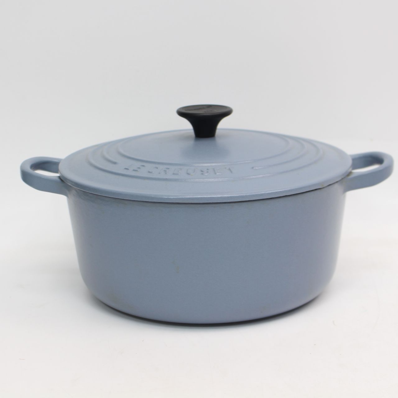 522)LE CREUSET 22cm 両手鍋 ラベンダー ルクルーゼ ココットロンド