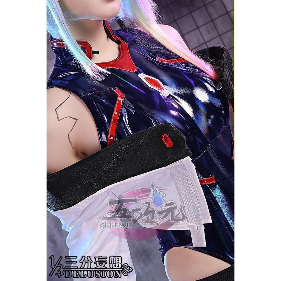 サイバーパンクエッジランナーズ ルーシー コスプレ全身セット 三分妄想 五次元 三分妄想 サイバーパンク エッジランナーズ コスプレ ルーシー