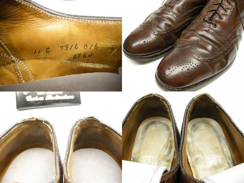 サイズUS11C (約28cm相当)□オールデン Alden x BROOKS BROTHERS 