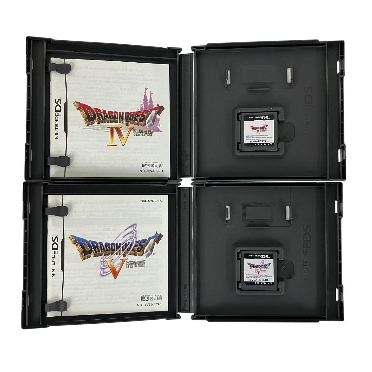 3DSLL本体！ドラクエIV.Ｖ.VI.IX！4個セット！美品 Nintendo 3DS DS ゲームソフト 4点おまとめ 元箱付き