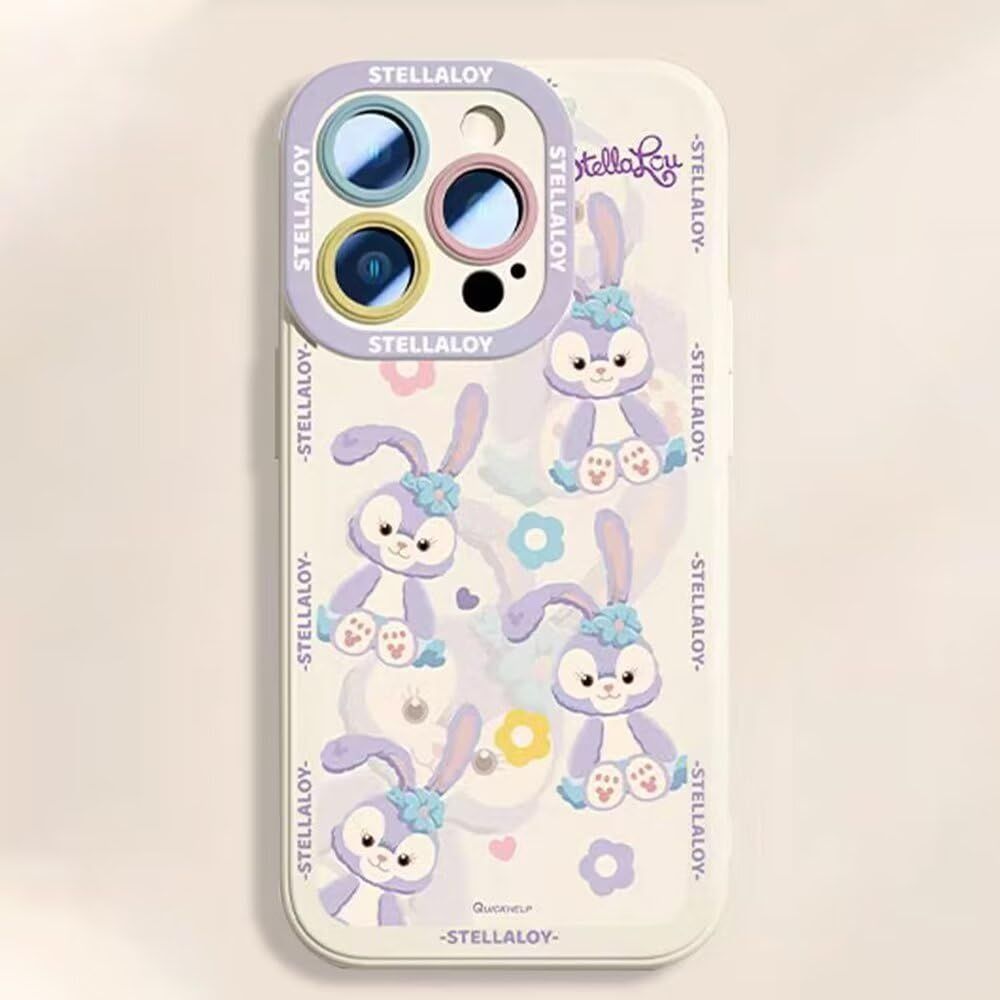 【新着商品】用 ケース ディズニー スマホケース かわいい 保護 カバー iPhone15 軽量 シリコン 指紋防止 対応 iPhone15用パープル