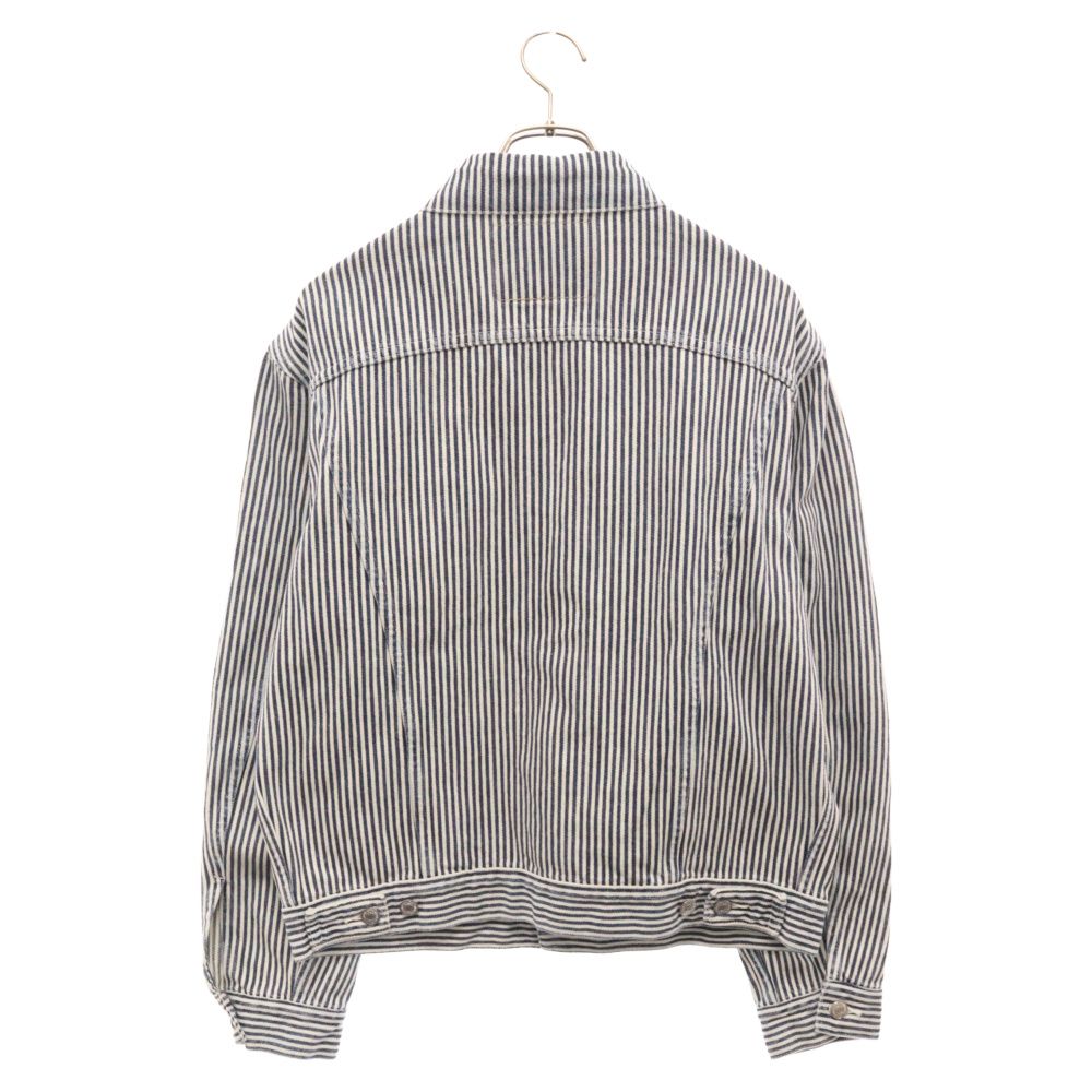 Levi's (リーバイス) 23SS×NIGO Hickory Stripe 557XX ヒッコリーストライプデニムジャケット インディゴ/ホワイト  A5904-0000