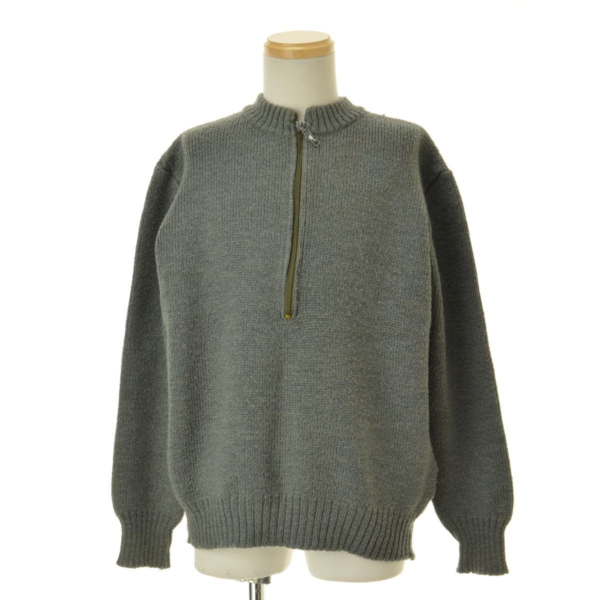 MILITARY】スイス軍 山岳部隊 マウンテン ハーフジップ モックネック 