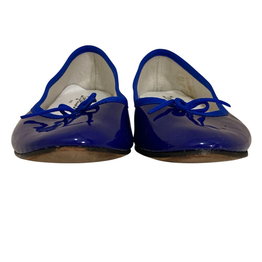 美品 repetto レペット パテントレザー バレエシューズ フラット