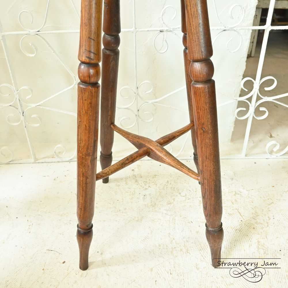 L3705-273 英国アンティーク スツール ヴィクトリア ブラウン