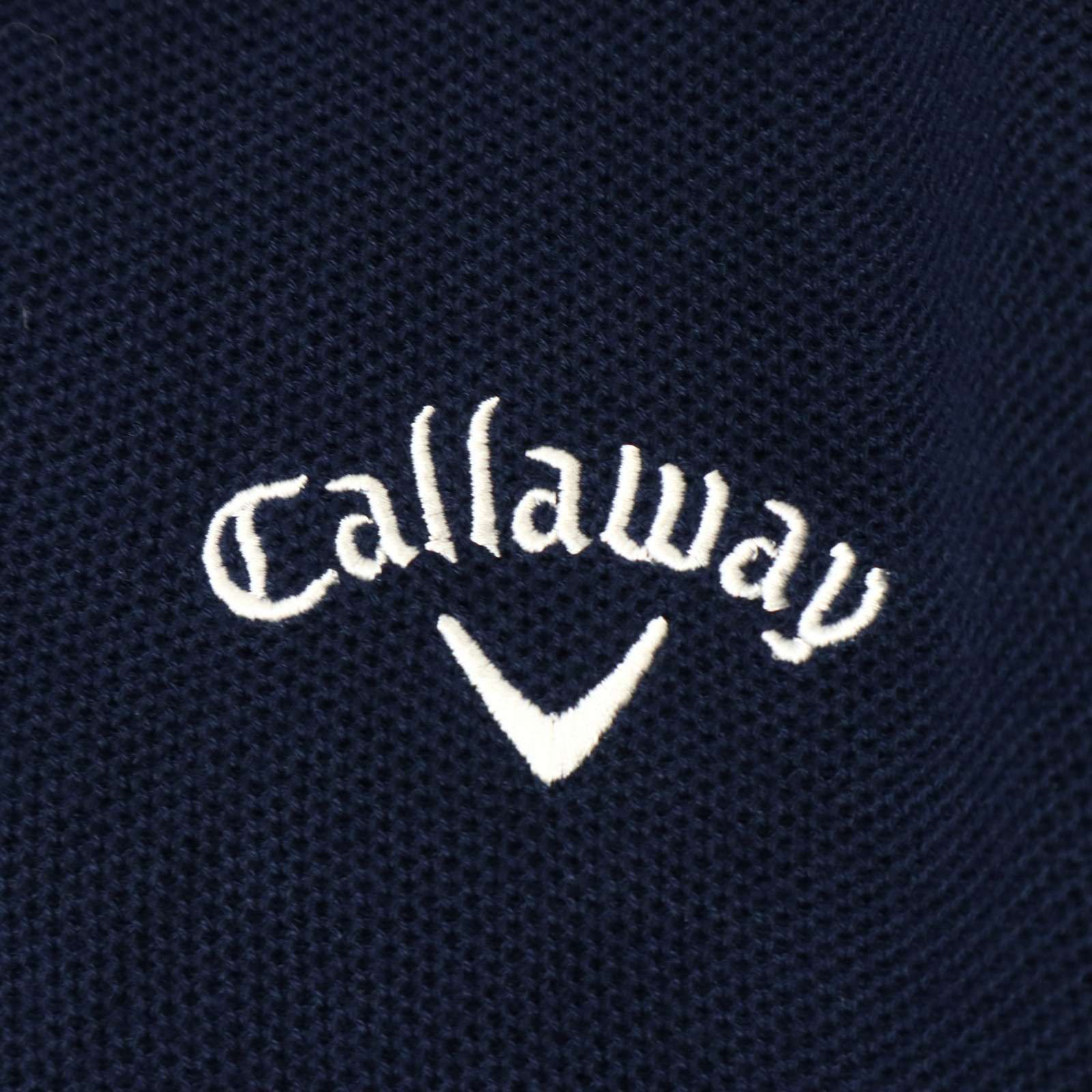 Callaway キャロウェイ ゴルフ 通年 ロゴ刺繍☆ ニット Vネック