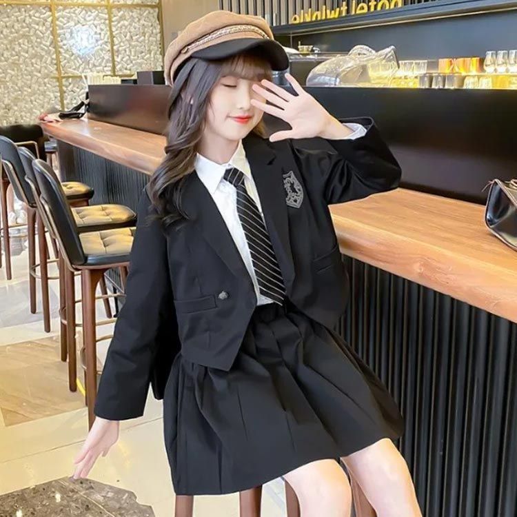 女の子 スーツ 中学生 長袖 入園式 高校生 卒業式 小学生 入学式 入学 制服 学生制服 学生服 卒園式 受験 大きいサイズ お受験 結婚式 発表会 ジュニア 通学 フォーマル cjfj 143028