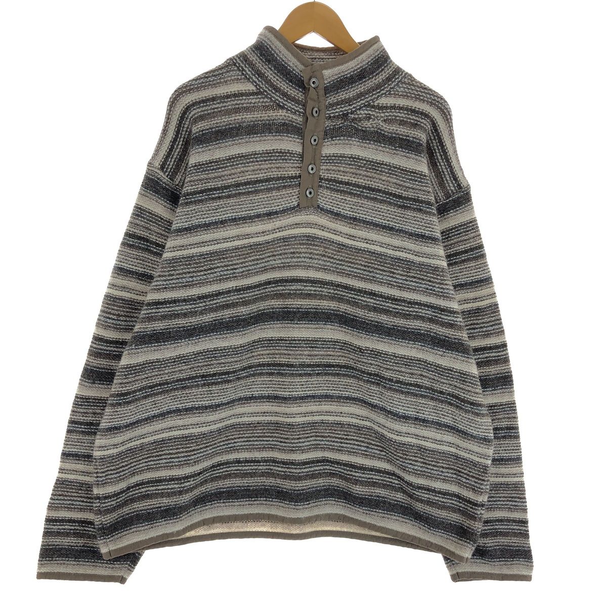 Lands' End ボーダーニット ランズエンド LANDS' END カットソー ニット ボーダー クルー