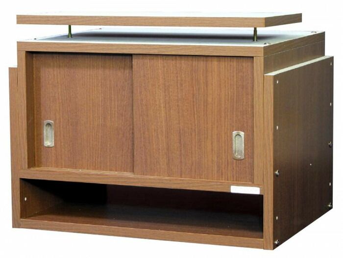 耐震収納上置き じしん作くん 幅58cm 奥行44cm 58-44 B ブラウン