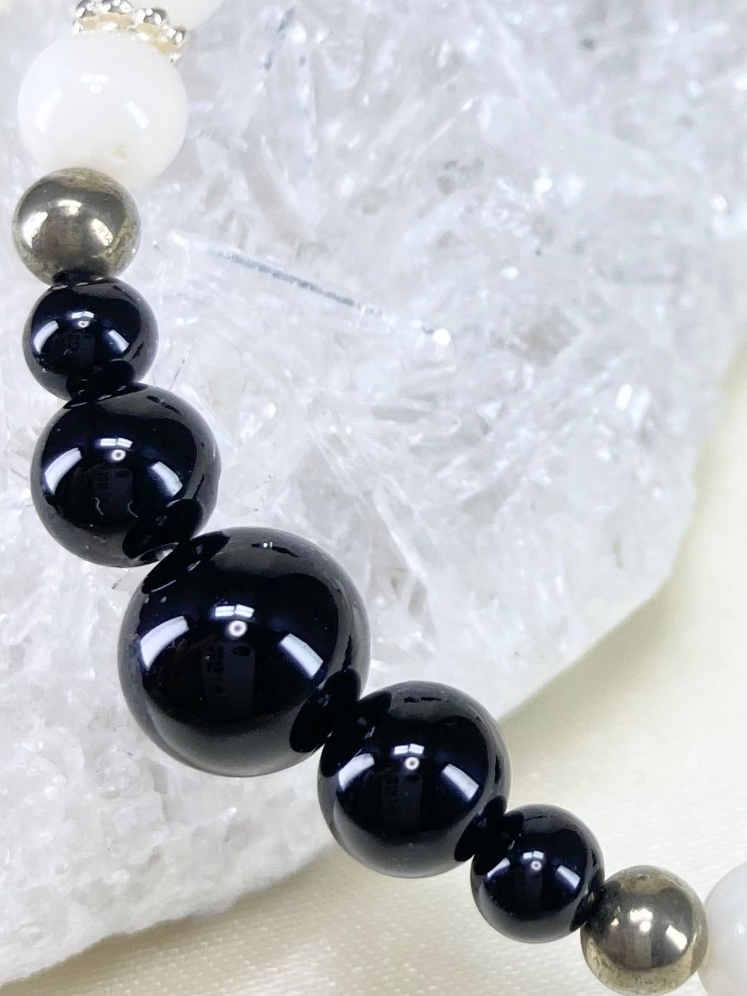 天然石 黒水晶クラスター 台座付 200720589 天然石 黒水晶クラスター