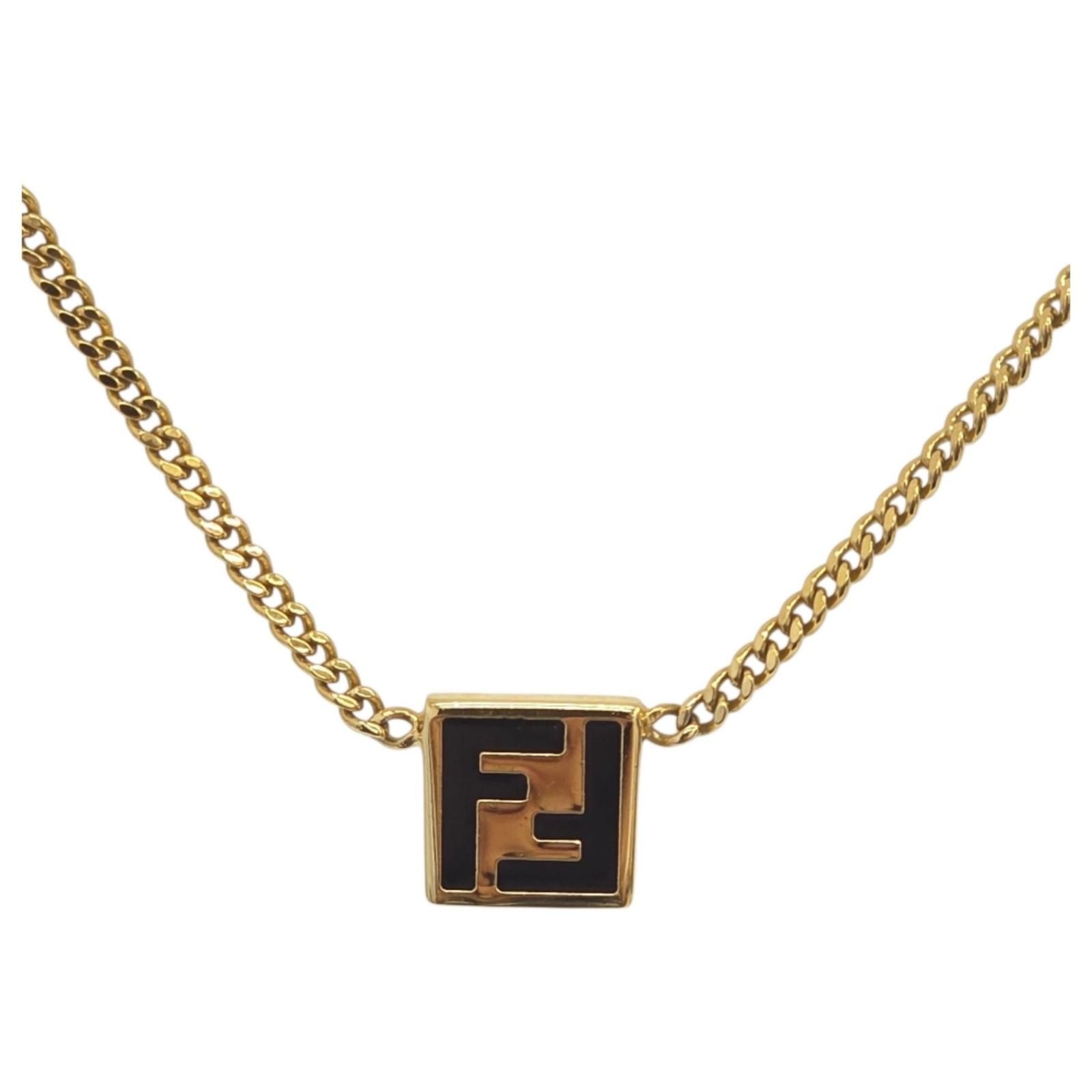 フェンディ FFロゴ ギロッシュ彫りペンダント ネックレス フェンディ FFロゴ ネックレス ネックレス - メルカリ