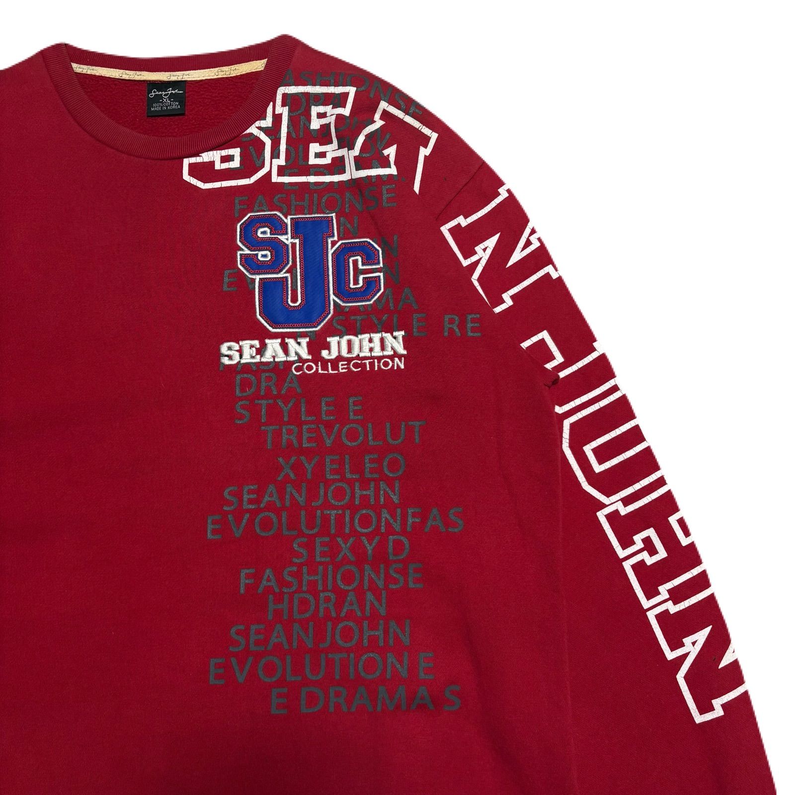 SeanJohn ショーンジョン Sweatshirts スウェット EmbroideredLogo 