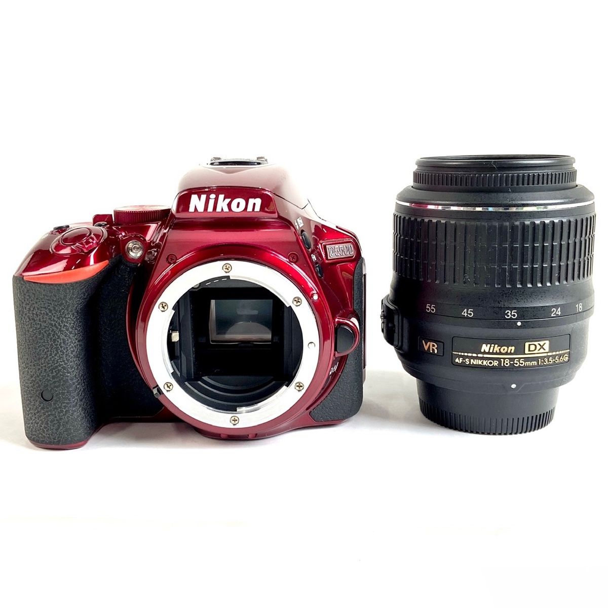 ニコン Nikon D5500 レッド + AF-S DX NIKKOR 18-55mm F3.5-5.6G VR 