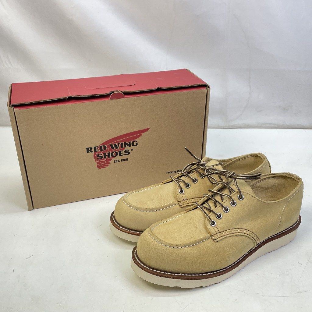 01w-5368 レッドウィング RED WING Classic Moc Oxford クラシックモック オックスフォード HAWTHORNE ABILENE ホーソーン アビリーン ラフアウト 箱あり 27.5cm 8079 品