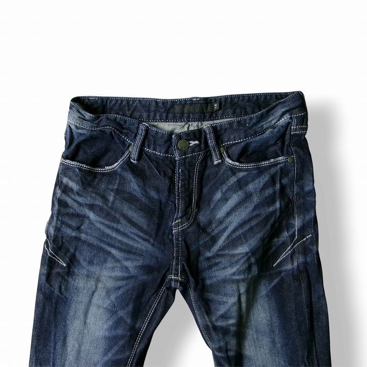 FUGA フーガ ヒゲ加工デニムパンツ 44 J 0913