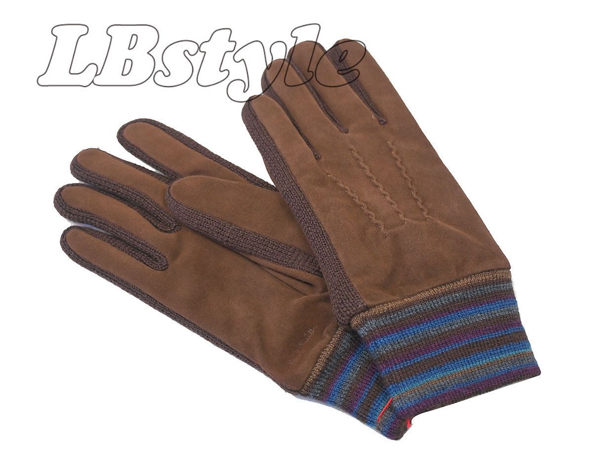 手袋 Paulsmith 手袋 ポールスミス メンズ 手ぶくろ グローブ ヤギ革 毛 ２４ｃｍ メンズ 手袋 防寒 グローブ ポールスミス