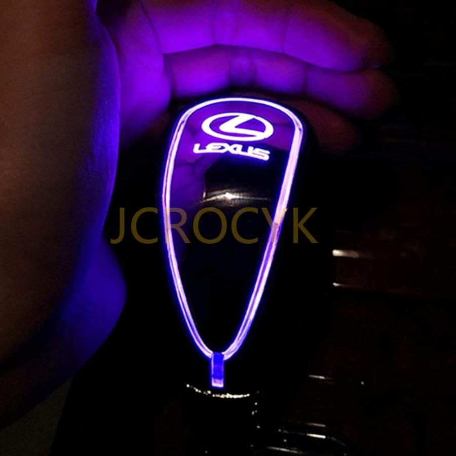レクサス　シフトノブ　レバー　 ギア LEDイルミネーションタッチセンサー　汎用　七色点灯　[並行輸入品]　(レクサス)