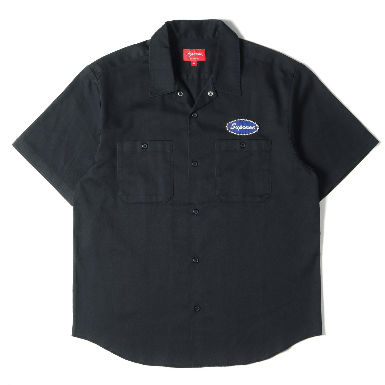 美品 Supreme シュプリーム シャツ サイズ:M 20AW スタッズパッチ付き 