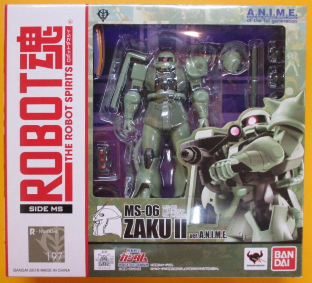 バンダイ ROBOT魂 機動戦士ガンダム MS-06 量産型ザク ver. A.N.I.M.E. 197