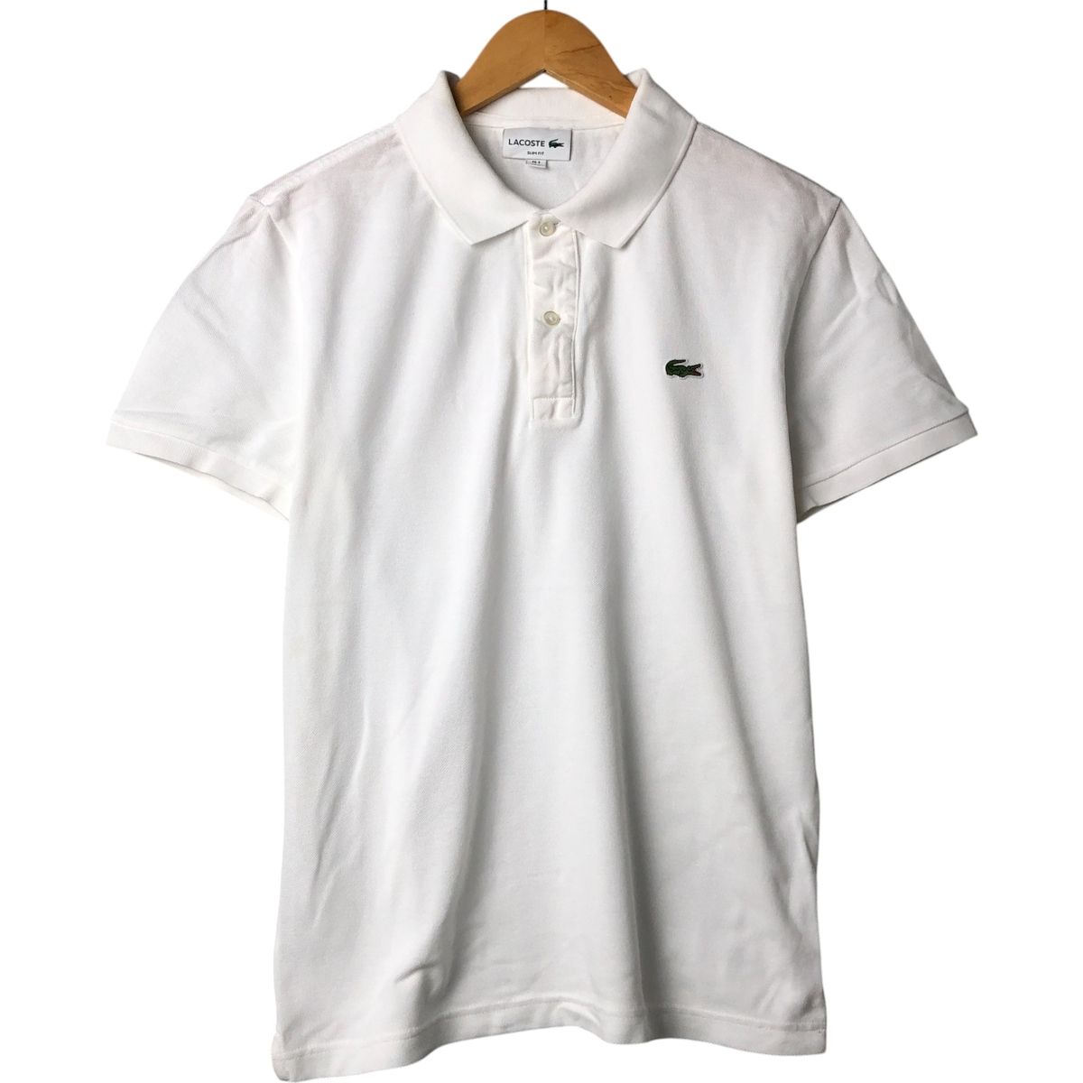 古着 ラコステ LACOSTE SLIM FIT 半袖 ポロシャツ メンズL相当