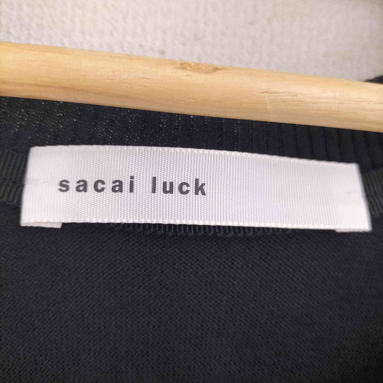 美品◇sacai luck サカイラック レース切替 ワンピース チュニック 2 サカイラック sacai luck レース切り替え 半袖 チュニック 半袖